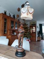 Art nouveau tafellamp, Ophalen