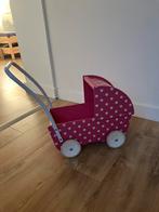 Poppenwagentje van hout, Kinderen en Baby's, Speelgoed | Poppen, Ophalen, Gebruikt, Babypop