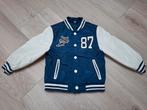 Stoere blauwe witte bomber jas Zeeman - maat 98 / 104, Zeeman, Gebruikt, Ophalen of Verzenden, Jongen