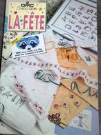 Borduurpatronen DMC collection La Fete, Hobby en Vrije tijd, Borduren en Borduurmachines, Verzenden, Zo goed als nieuw, Patroon