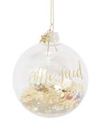 Vondels kerstbal she said yes, Diversen, Kerst, Ophalen of Verzenden, Zo goed als nieuw