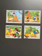 Sharjah Disney Postzegels - Set van 4, Ophalen of Verzenden, Gestempeld, Dier of Natuur