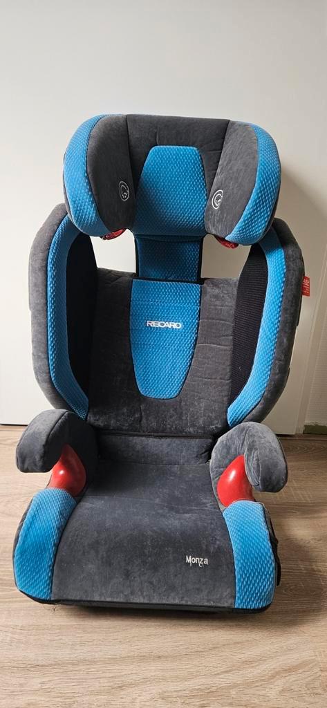 Recaro Monza Autostoel - Groep 2/3, Kinderen en Baby's, Autostoeltjes, Gebruikt, Overige merken, 15 t/m 36 kg, Autogordel, Verstelbare rugleuning