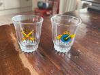 Borrelglaasjes militair / artillerie / AAT, Ophalen of Verzenden, Zo goed als nieuw, Borrel- of Shotglas