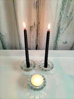 Set van 3 vintage kaarsenhouders Gouda, Huis en Inrichting, Woonaccessoires | Kandelaars en Kaarsen, Ophalen of Verzenden, Zo goed als nieuw