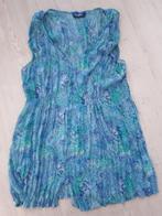 Mooi frisblauw/groene mouwloze blouse van Mexx, maat 40-42, Mexx, Blauw, Maat 42/44 (L), Ophalen of Verzenden
