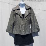 Gaaf zwart wit jasje, Mt 38. Merk Leon, Kleding | Dames, Maat 38/40 (M), ., Zwart, Ophalen of Verzenden