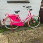 Gazelle roze oma fiets, Fietsen en Brommers, Fietsen | Dames | Omafietsen, Gebruikt, Handrem, Ophalen