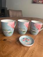 4 thee mokken pip studio blushing birds, Huis en Inrichting, Keuken | Servies, Ophalen, Zo goed als nieuw, Overige stijlen, Kop(pen) en/of Schotel(s)