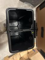Wesco Big Double Boy afvalbak matzwart 36L - 2 deukjes, Info@mystore.nl, Met pedaal, 50 tot 75 cm, Verzenden