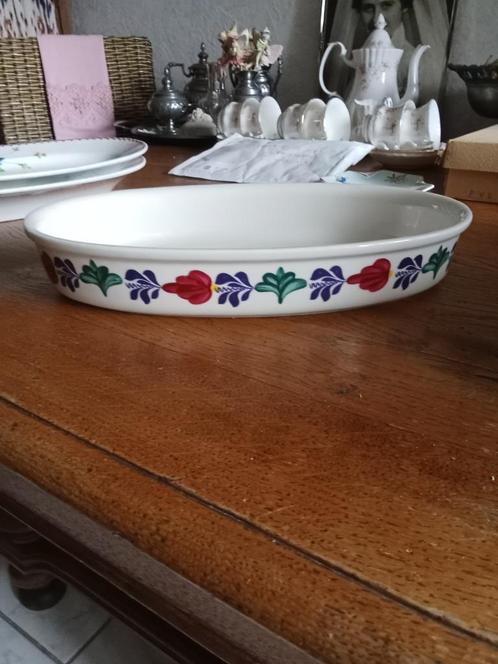 ovenschaal van boerenbont boch perfecte staat, Antiek en Kunst, Antiek | Servies los, Ophalen of Verzenden