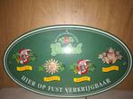 Emaillebord Grolsch bier, Verzamelen, Biermerken, Ophalen of Verzenden, Nieuw, Reclamebord, Plaat of Schild, Grolsch