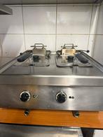 Dubbele frituur, friteuse RVS horeca, Witgoed en Apparatuur, Frituurpannen, 4 liter of meer, Ophalen