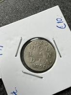 Holland dubbele stuiver 1790, Postzegels en Munten, Munten | Nederland, Zilver, Overige waardes, Ophalen of Verzenden, Vóór koninkrijk