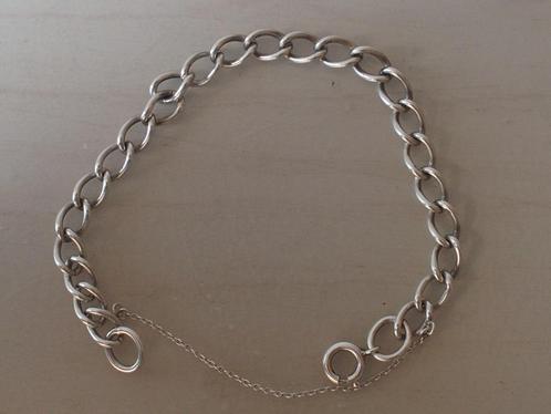 ZILVEREN ENGELSE ARMBAND, Sieraden, Tassen en Uiterlijk, Antieke sieraden, Armband, Zilver, Verzenden