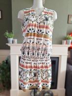 K-Design K Design vogel wit groen jurk L Gratis Verzenden !, K-design, Verzenden, Wit, Maat 42/44 (L)