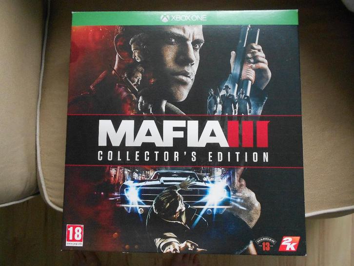 Mafia 3 xbox one collector`s edition, Spelcomputers en Games, Games | Xbox One, Zo goed als nieuw, Avontuur en Actie, 1 speler