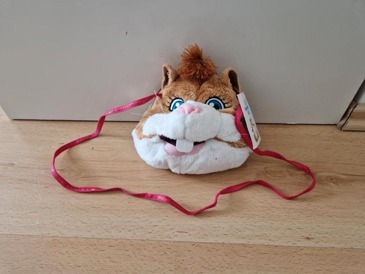 Knuffel albert heijn Hamster ah tas schoudertas roze, Kinderen en Baby's, Speelgoed | Knuffels en Pluche, Gebruikt, Overige typen