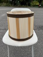 Vintage retro geplooide lampekap, Ophalen of Verzenden, Zo goed als nieuw, Rond, 25 tot 50 cm