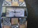 horloge Paley dameshorloge strass stenen steentjes, Overige merken, Staal, Staal, Polshorloge