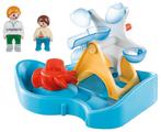 123 Aqua PLAYMOBIL 70268 Waterrad met Carrousel 8 delig, Kinderen en Baby's, Speelgoed | Playmobil, Nieuw, Complete set, Ophalen of Verzenden