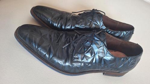 feestelijke herenschoen mt 44  Floris van Bommel, Kleding | Heren, Schoenen, Zo goed als nieuw, Veterschoenen, Blauw, Ophalen