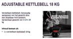 ADJUSTABLE KETTLEBELL 18 KG, Nieuw, Buik, Kettlebell, Ophalen