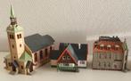 AUHAGEN H0/TT Apotheek, Kerk en Boswachtershuis, Hobby en Vrije tijd, Modeltreinen | H0, Overige merken, Gebruikt, Gelijkstroom of Wisselstroom
