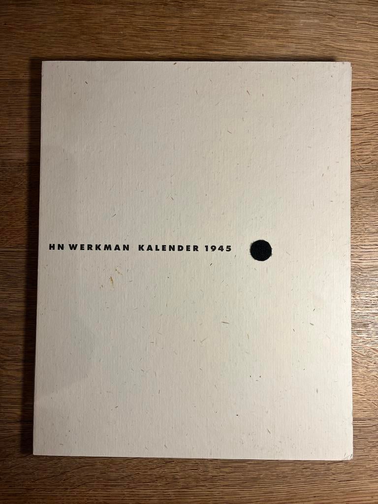 HN Werkman kalender 1945 facsimile editie (409/500), Antiek en Kunst, Ophalen of Verzenden