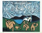 Picasso Bacchanal with Goat Linocut Genummerd, Ophalen of Verzenden