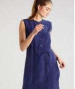 1 x gedragen prachtig blauw zijden jurkje Filippa K mt S, Blauw, Zo goed als nieuw, Maat 36 (S), Filippa K