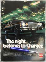 Advertentie 1977 Dodge Charger zwart, Auto's, Zo goed als nieuw, Verzenden