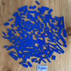 226 blauwe LEGO Plates, Ophalen of Verzenden, Zo goed als nieuw, Lego
