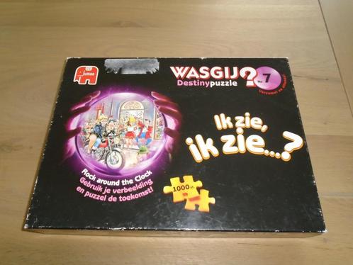 Wasgij Destiny nr. 7: Rock around the clock 1000 stukjes, Hobby en Vrije tijd, Denksport en Puzzels, Gebruikt, Legpuzzel, 500 t/m 1500 stukjes