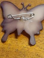 broche vlinder bruin kunsststof, Ophalen of Verzenden, 'T Olde Gre-j, Info@toldegrej.nl, Endepoelstraat 20f Didam
