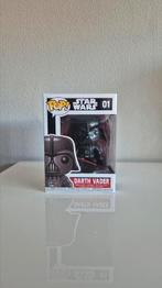 Star Wars Darth Vader Funko Pop 01, Ophalen of Verzenden, Zo goed als nieuw, Beeldje of Buste