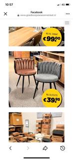 Opkoop partij eetkamer stoelen nu 39.95, Huis en Inrichting, Stoelen, Ophalen of Verzenden, Nieuw, Grijs, Vijf, Zes of meer stoelen