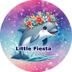 LF6428 icing frosting dolfijn 19cm eetbare taart print top, Hobby en Vrije tijd, Taarten en Cupcakes maken, Ophalen of Verzenden