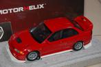 MITSUBISHI LANCER EVO 4 red Motorhelix with engine WRH, Hobby en Vrije tijd, Modelauto's | 1:18, Verzenden, Zo goed als nieuw