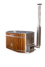 Ofuru hottub houtgestookt,tweepersoons,thermohout,voorraad, Ophalen, Zo goed als nieuw, Kostedeweg 7, Vast