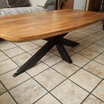 Salontafel Danish Mango Ovaal, Huis en Inrichting, Tafels | Salontafels, Ophalen, 100 tot 150 cm, 50 tot 100 cm, Zo goed als nieuw