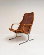 Model 514 rotanfauteuil van Dirk Sliedregt, 1970’s, Gebruikt, Design, 75 tot 100 cm, Ophalen of Verzenden