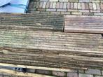 Gebruikte houten vlonderplanken - 10 m2, Tuin en Terras, Terrasdelen en Vlonders, Ophalen, Gebruikt, Hout