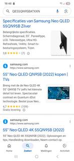 Samsung 55" Neo QLED 4K Smart TV, Ophalen, 120 Hz, Samsung, 4k (UHD)