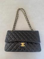 Chanel Classic Medium Double Flap, Ophalen, Zo goed als nieuw, Zwart, Handtas