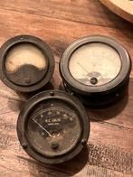 Vintage Voltmeters - Set van 3, Ophalen of Verzenden