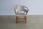 vintage armchairs | stoelen | bamboe | Deens, Hout, Drie, Gebruikt, Ophalen of Verzenden