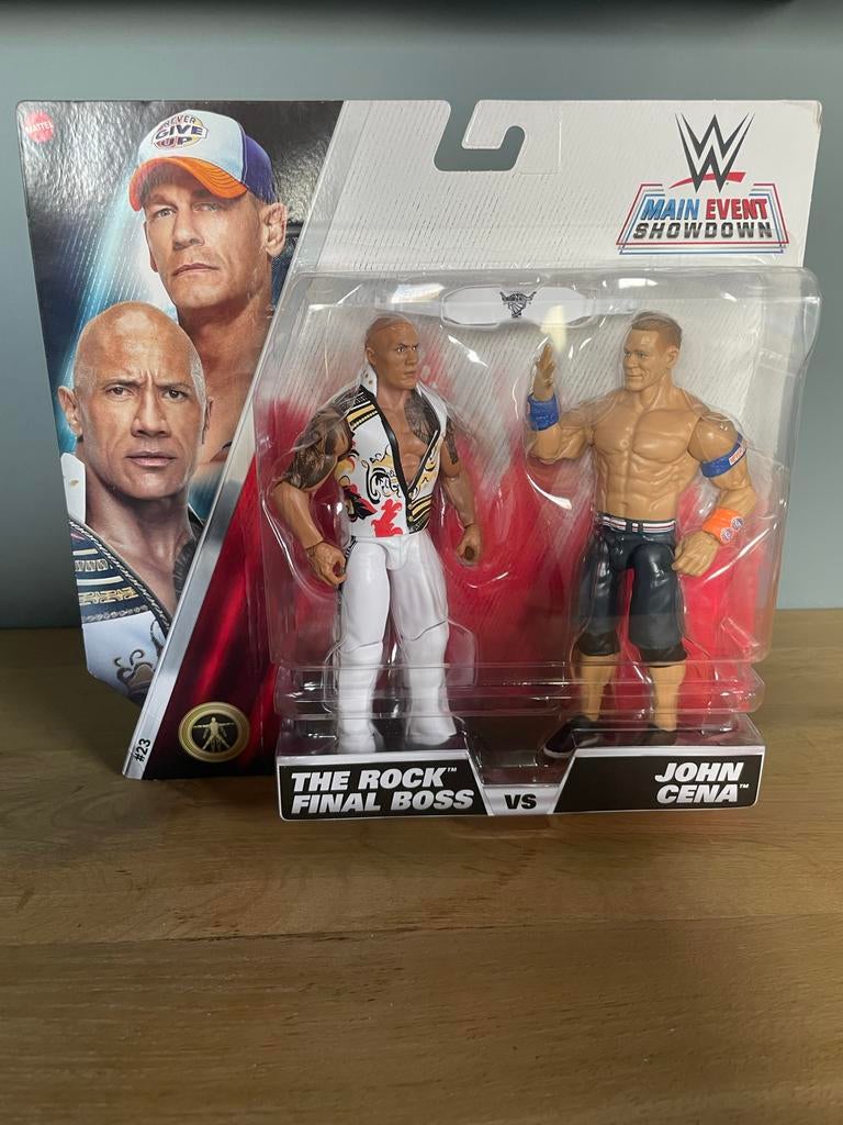 WWE The Rock Final Boss VS John Cena,Figures, Ophalen of Verzenden, Nieuw