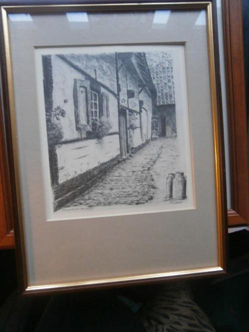 3 Leuke Prenten Openluchtmuseum Arnhem, Verzamelen, Foto's en Prenten, Gebruikt, Prent, Overige onderwerpen, Voor 1940, Ophalen