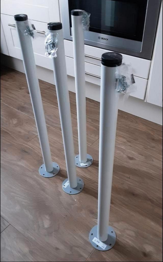 Set van 4 tafelpoten NIEUW, Huis en Inrichting, Tafelonderdelen, Nieuw, Rond, Ophalen
